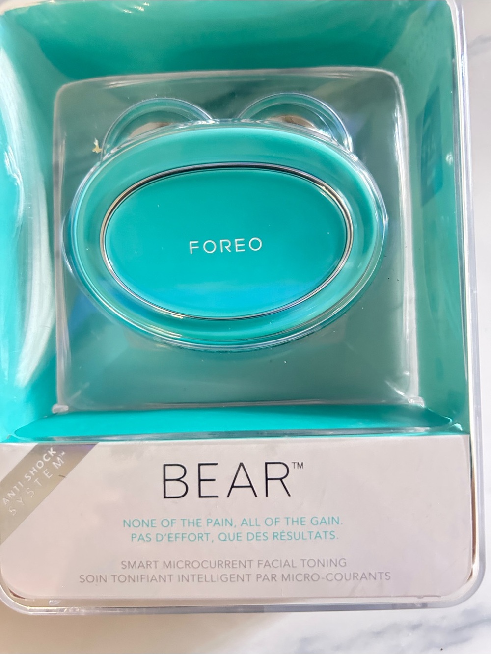 FOREO Turquoise Microcurrent Facial Toning Device - Picture 3 of 7